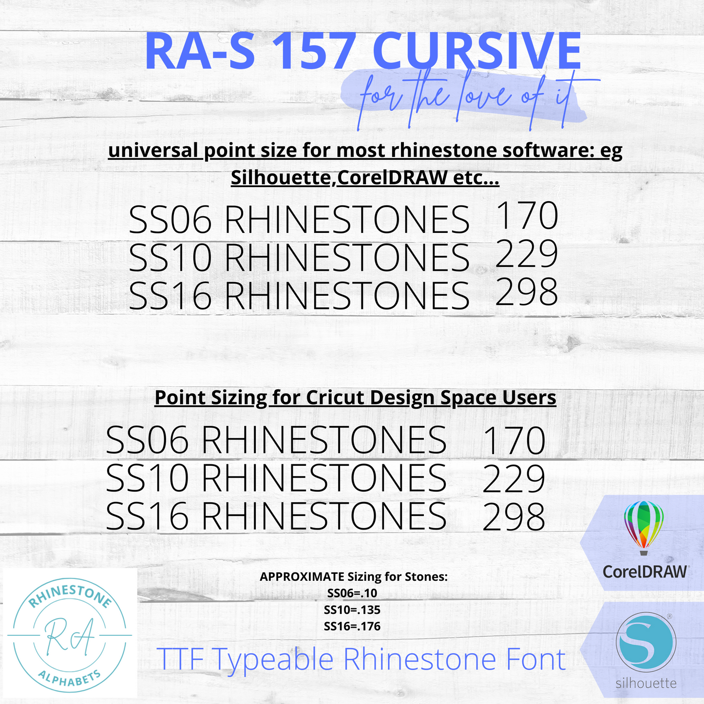 RA-S 157 Cursive