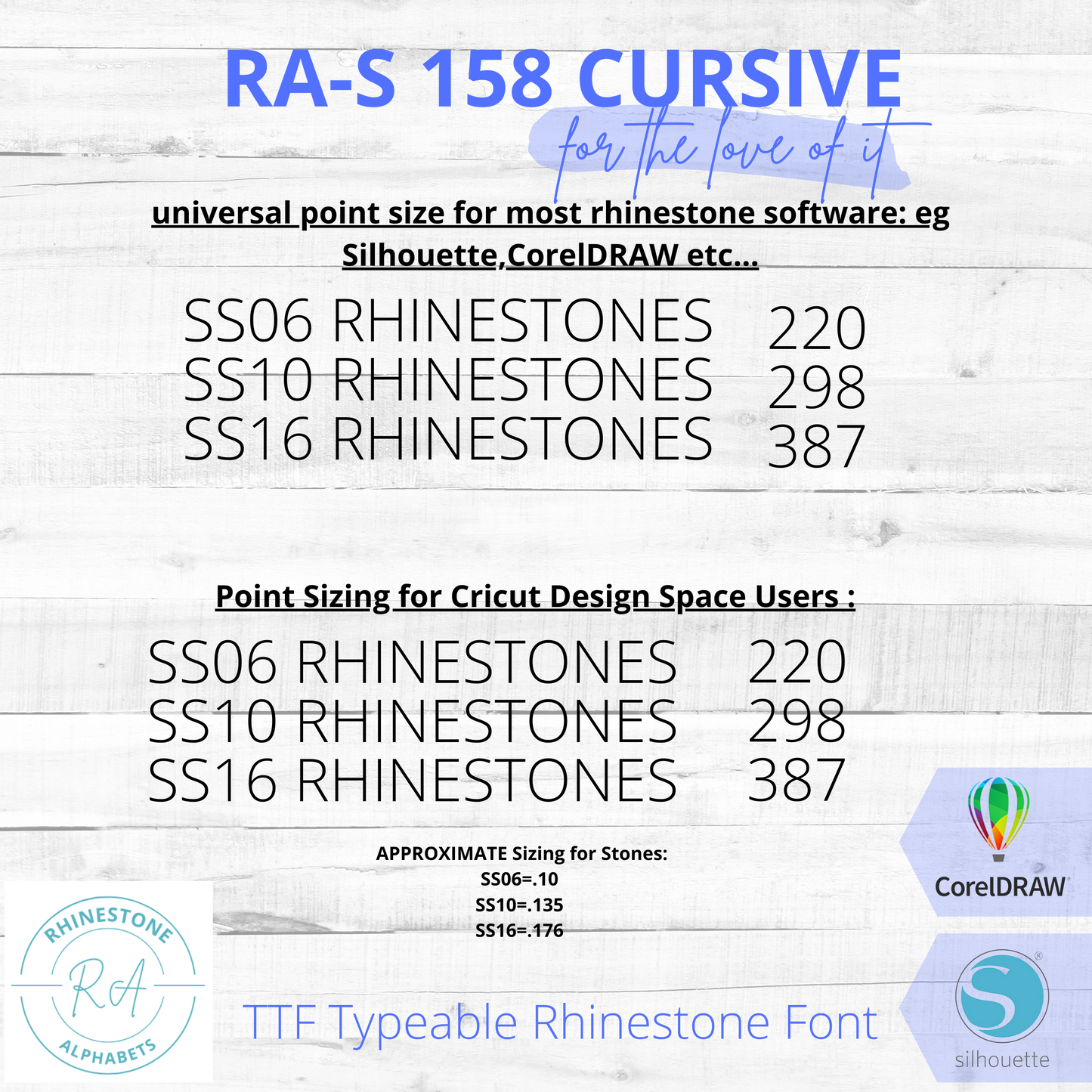 RA-S 158 Cursive