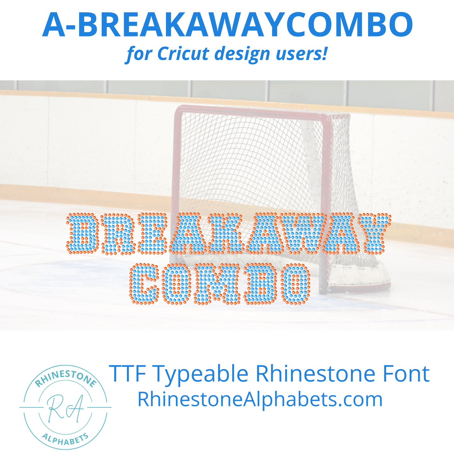 A-BreakawayCombo: Cricut Sized TTF/OTF Font