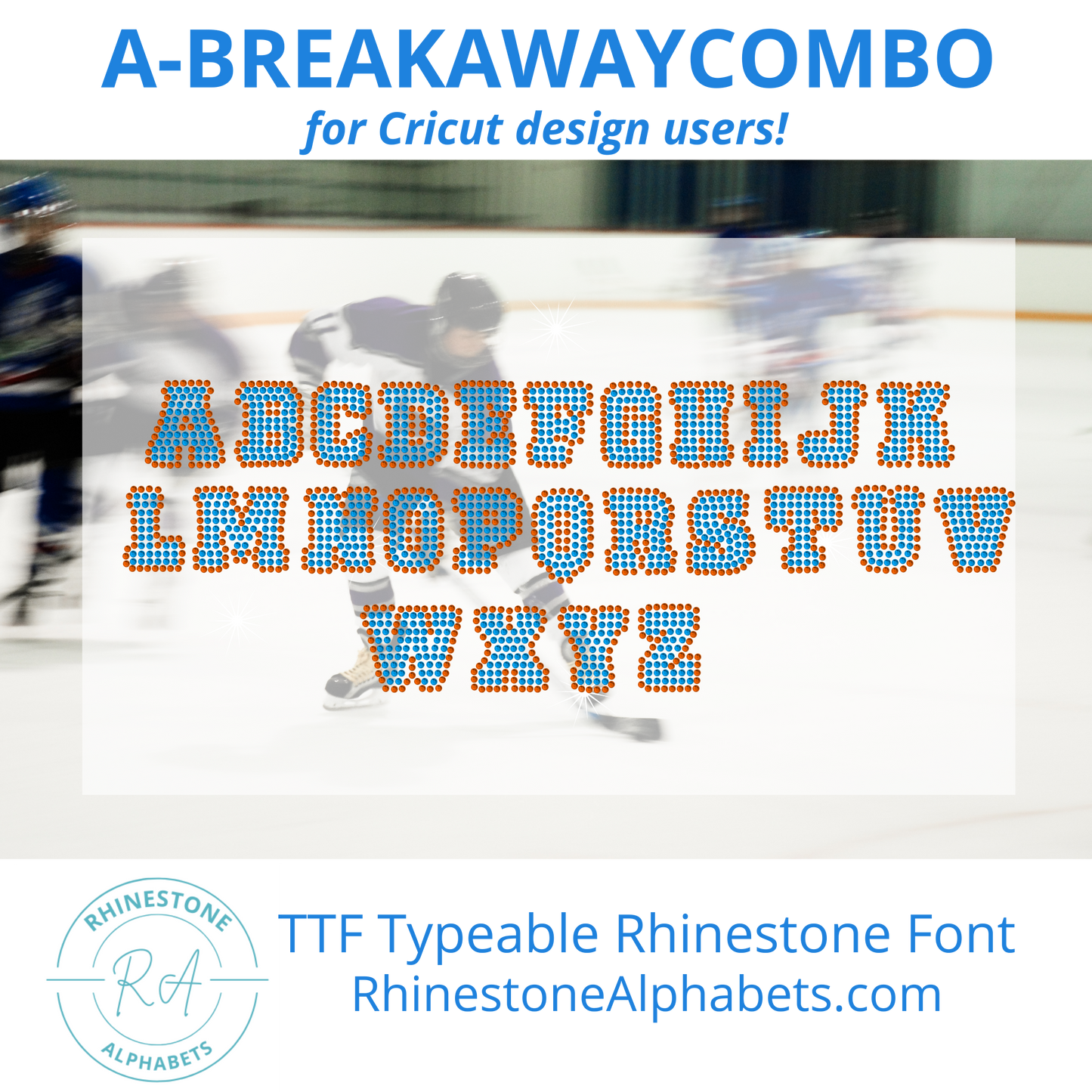 A-BreakawayCombo: Cricut Sized TTF/OTF Font
