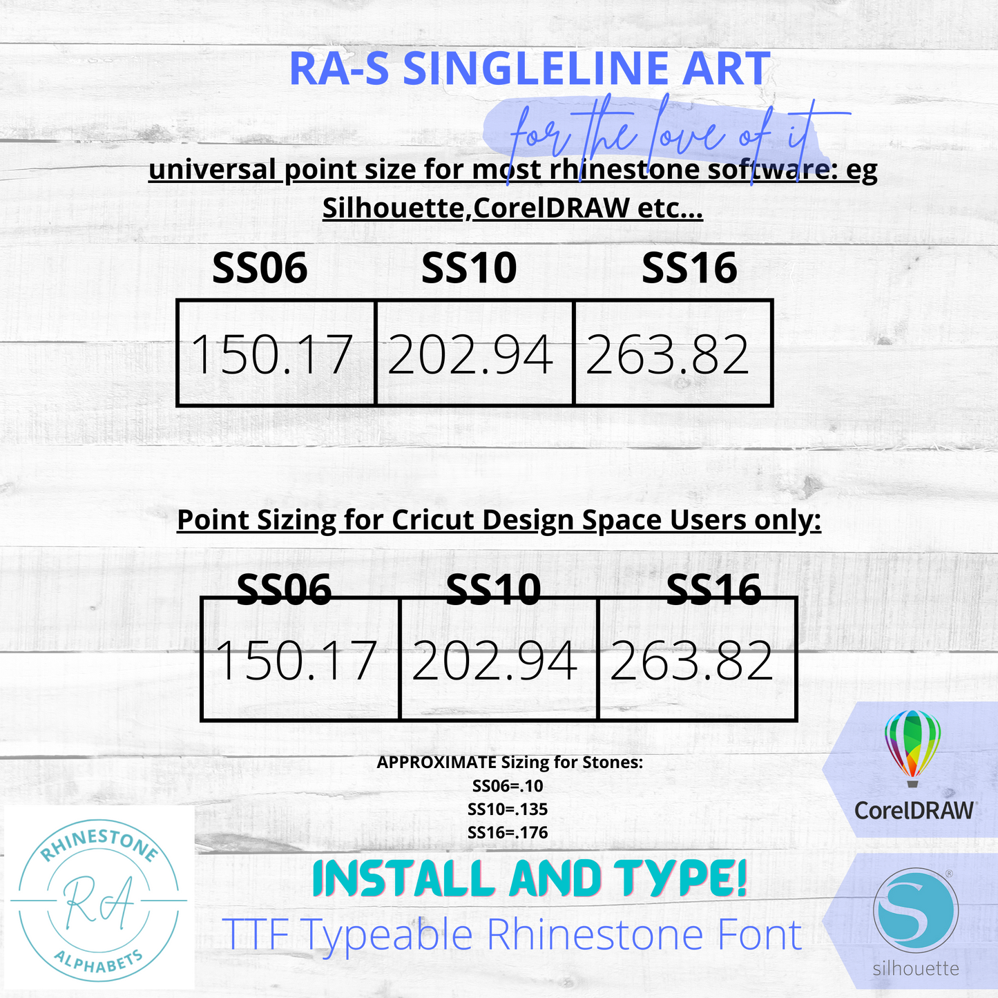 RA-S Zebra Font 4 A TTF Rhinestone 2 color Zebra Font