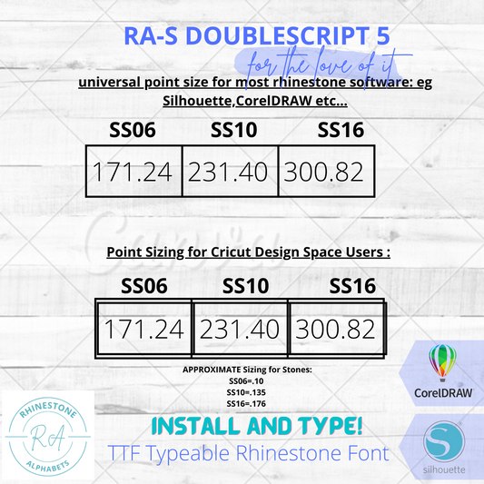 RA-S DoubleScript 5 This is an old fashioned Cursive Design TTF