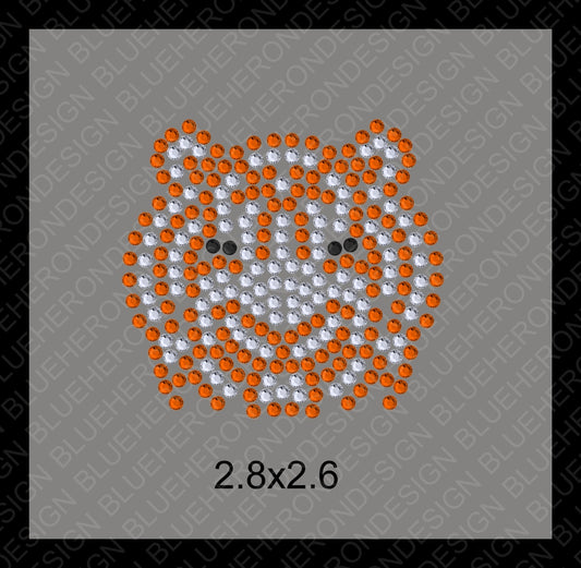 Tiny Tigers Rhinestone TTF Alphabets and Rhinestone Designs