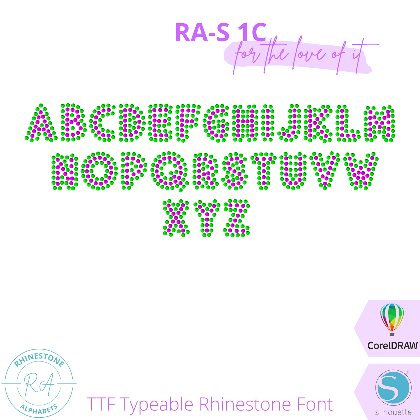 RA-S Round 1C - RhinestoneAlphabets