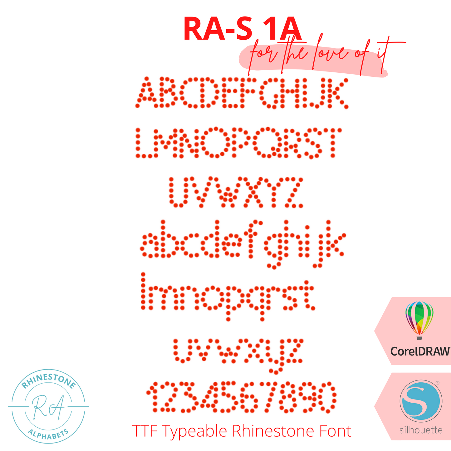 RA-S Round 1A - RhinestoneAlphabets