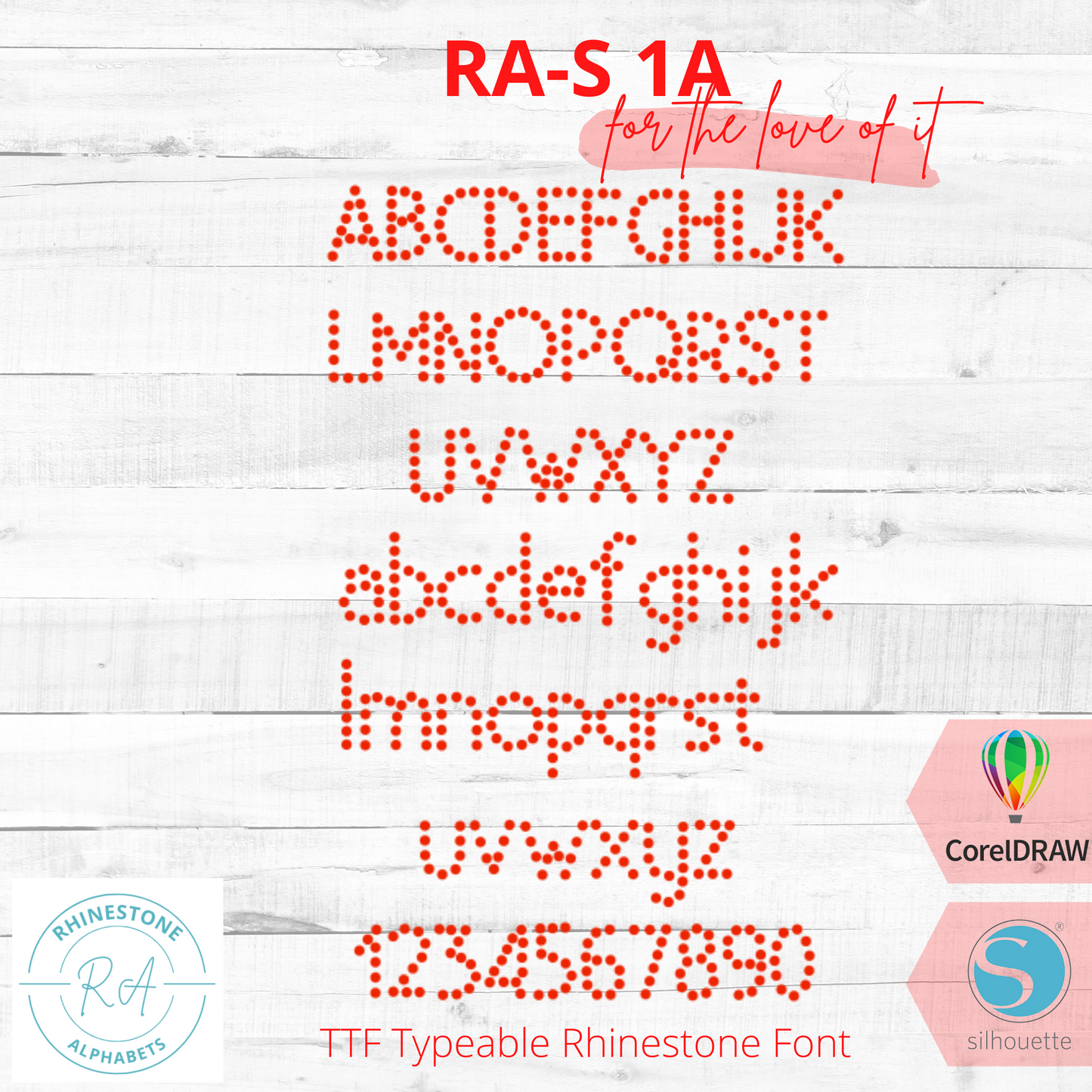 RA-S Round 1A - RhinestoneAlphabets