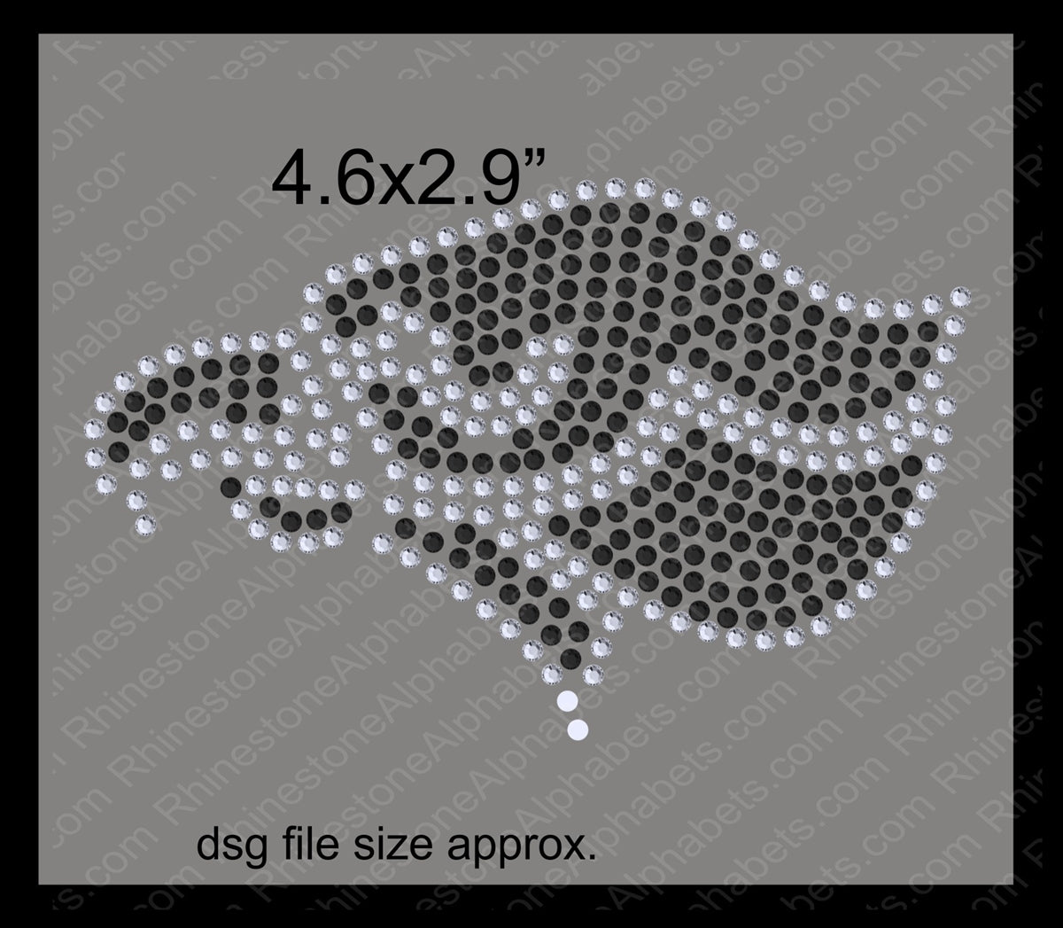 Tiny Hawk 2 DSG File ,TTF Rhinestone Fonts & Rhinestone Designs