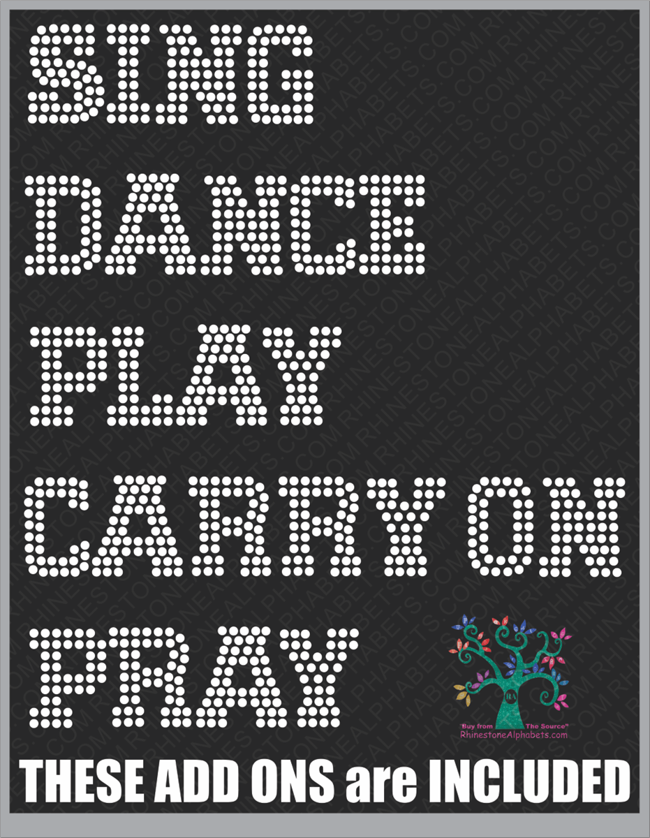 Keep Calm Style 4 ,TTF Rhinestone Fonts & Rhinestone Designs