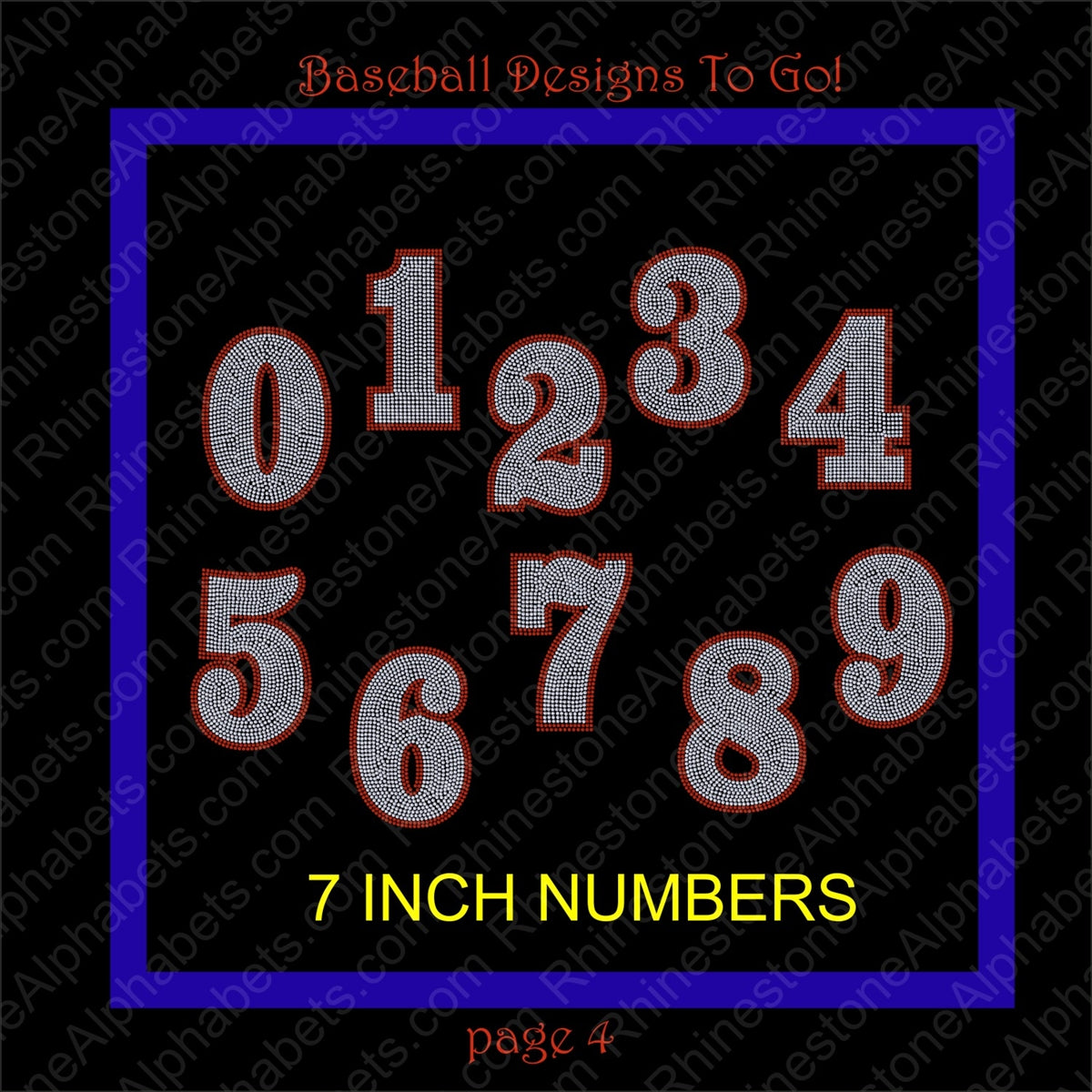 Baseball Softball Package ,TTF Rhinestone Fonts & Rhinestone Designs