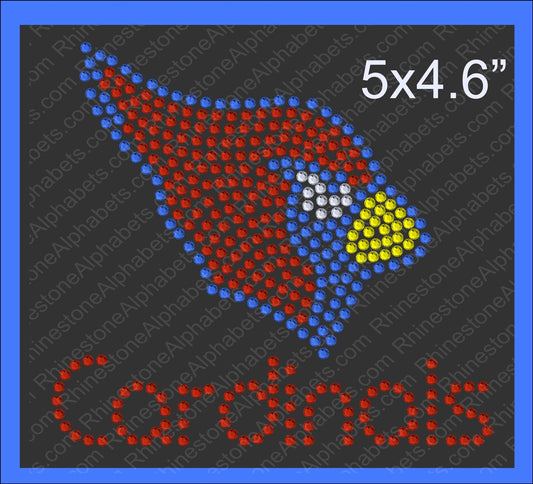 Tiny Cardinals ,TTF Rhinestone Fonts & Rhinestone Designs