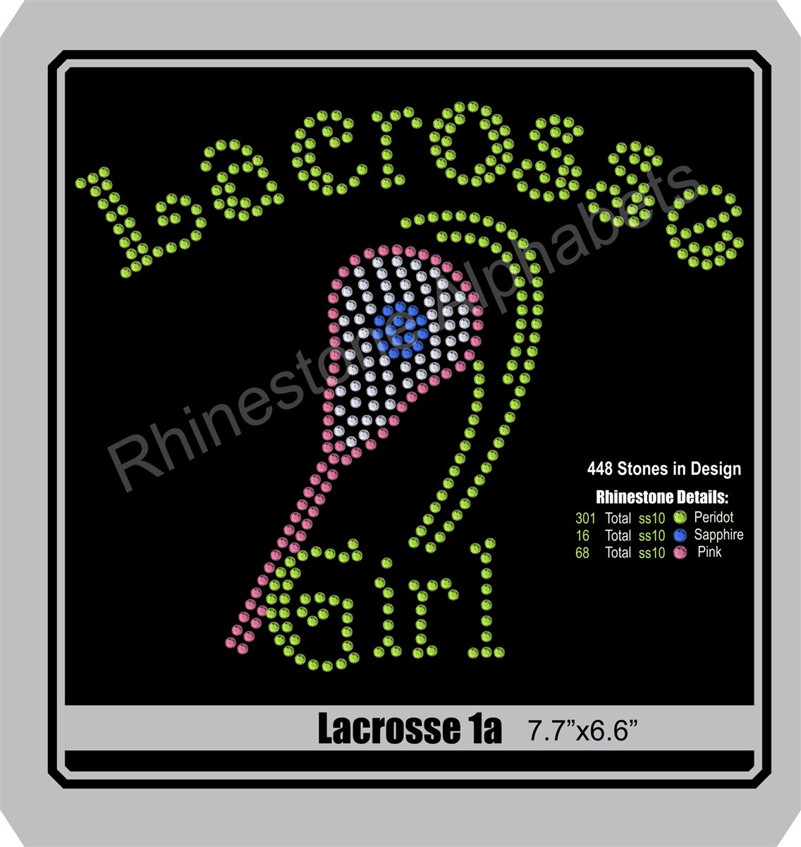 Lacrosse Mom 1 & Lacrosse Girl 1 ,TTF Rhinestone Fonts & Rhinestone Designs