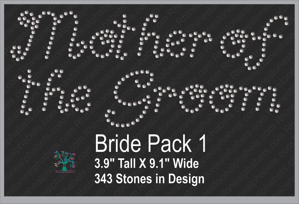 Bride 8 :Bride Pack 1 ,TTF Rhinestone Fonts & Rhinestone Designs