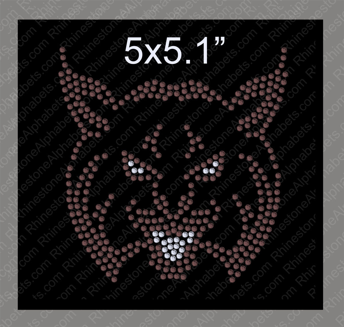 Wildcats2 Rhinestone TTF Alphabets and Rhinestone Designs