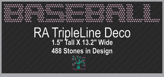 RA TripleLineDeco ,TTF Rhinestone Fonts & Rhinestone Designs