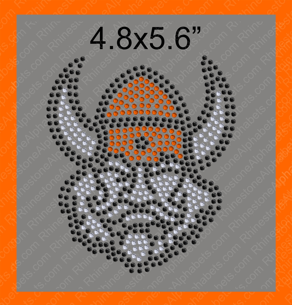 Vikings2 Rhinestone TTF Alphabets and Rhinestone Designs