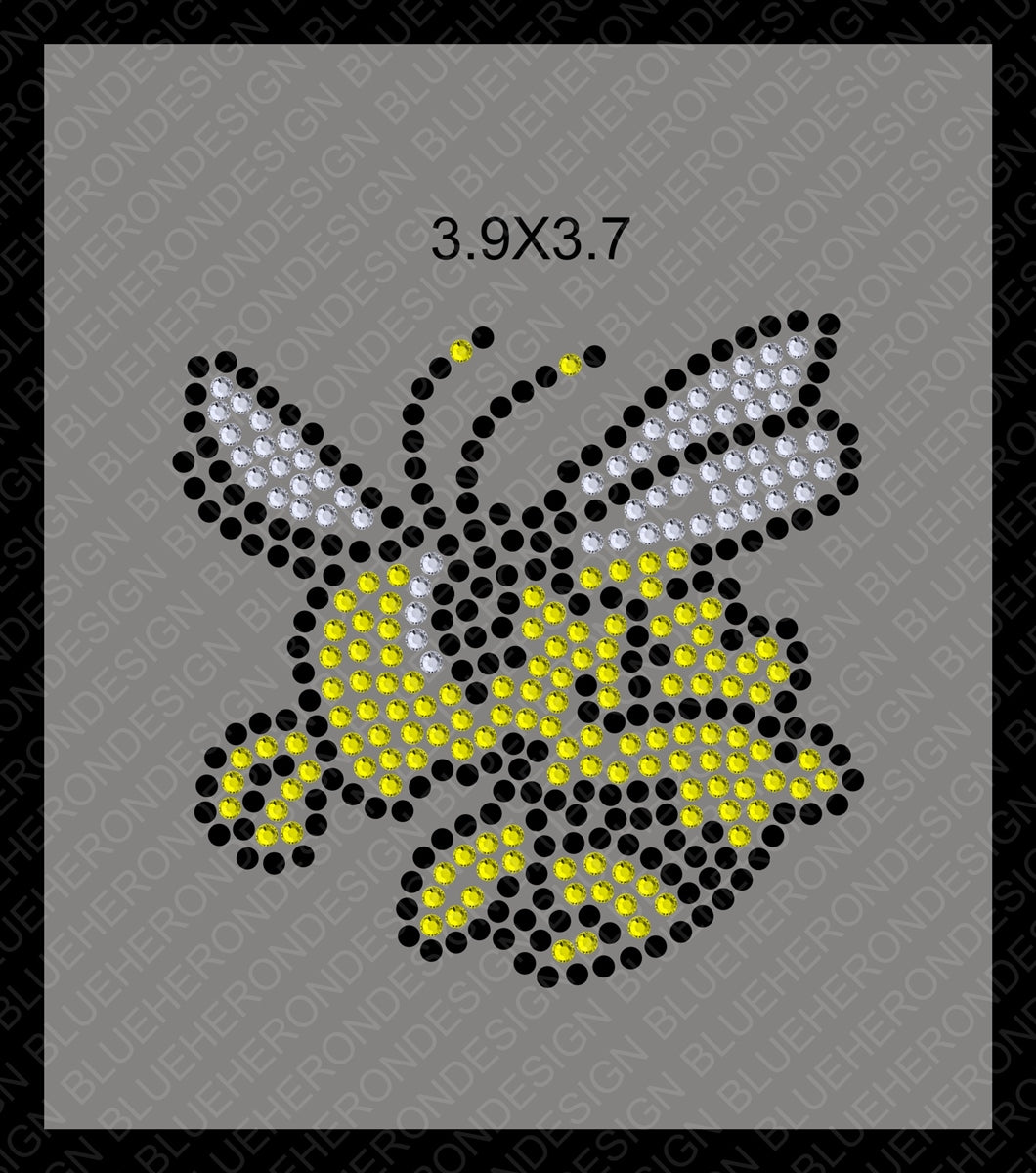 Tiny Hornets ,TTF Rhinestone Fonts & Rhinestone Designs