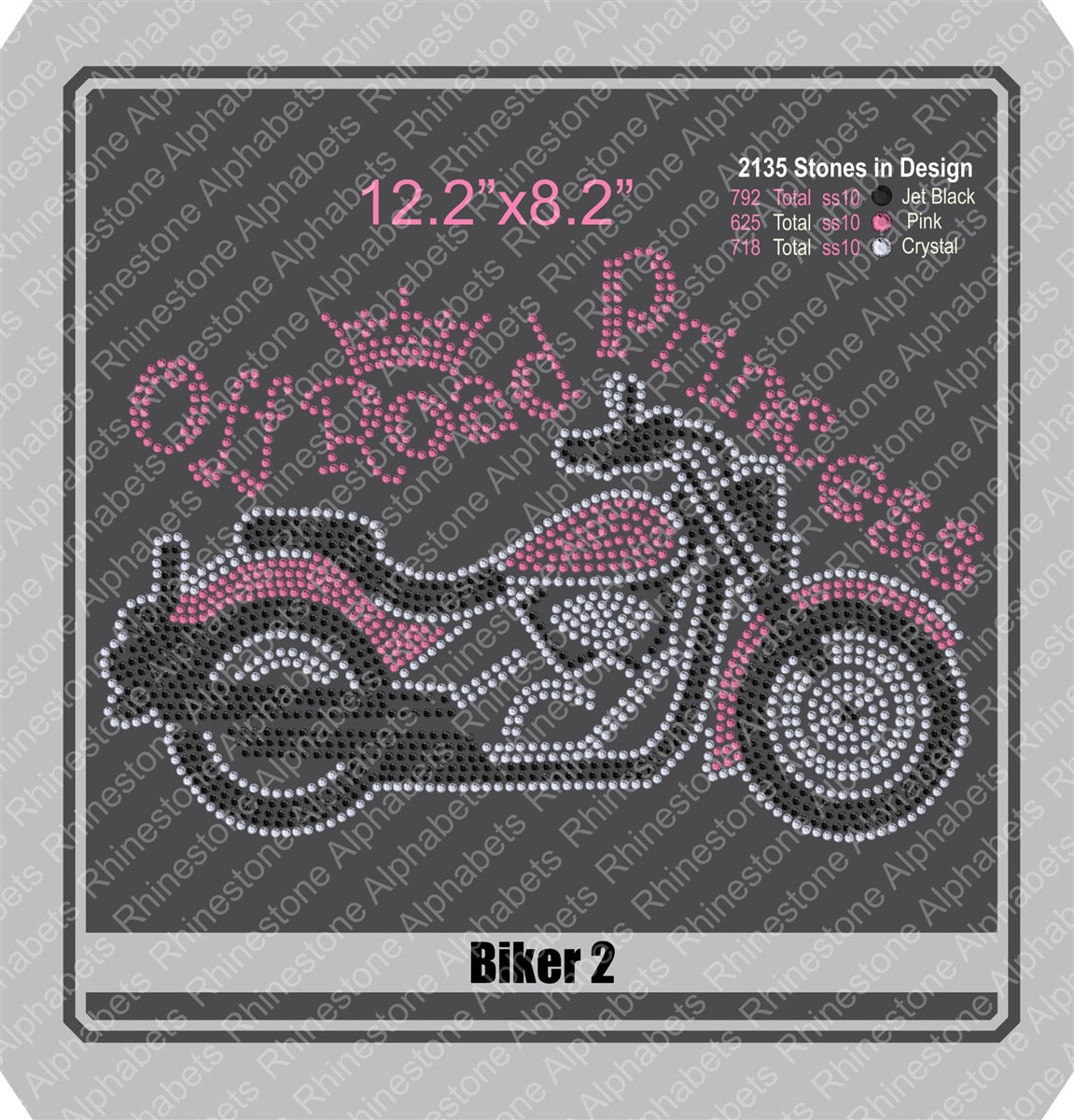 Biker1234 ,TTF Rhinestone Fonts & Rhinestone Designs