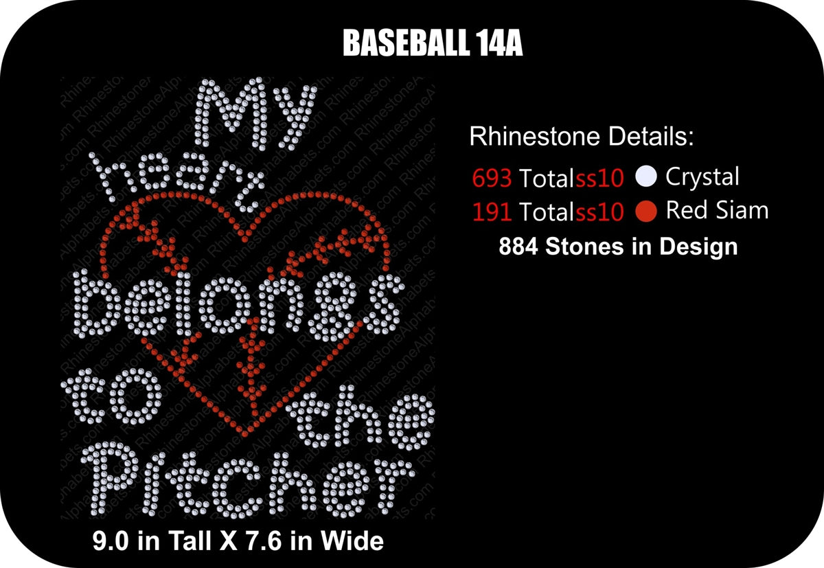 BASEBALL14 ,TTF Rhinestone Fonts & Rhinestone Designs