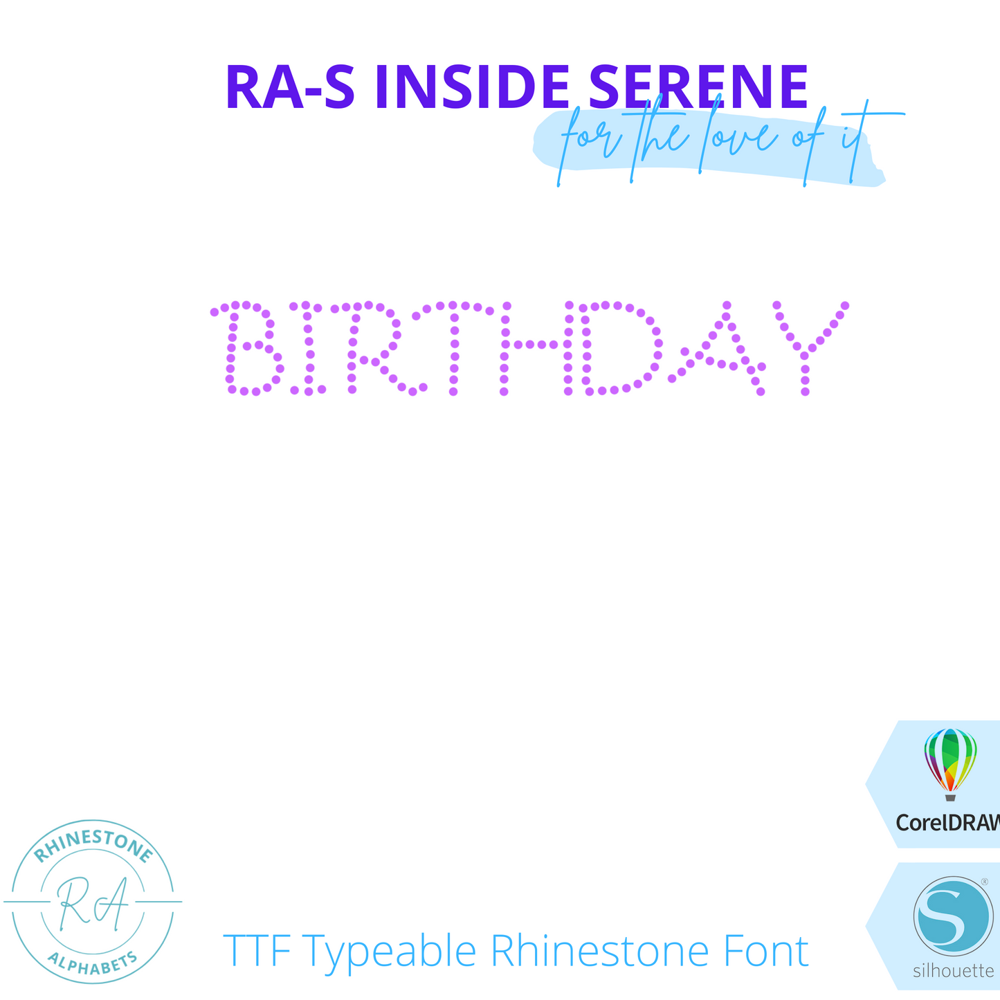 RA-S Inside Serene - RhinestoneAlphabets