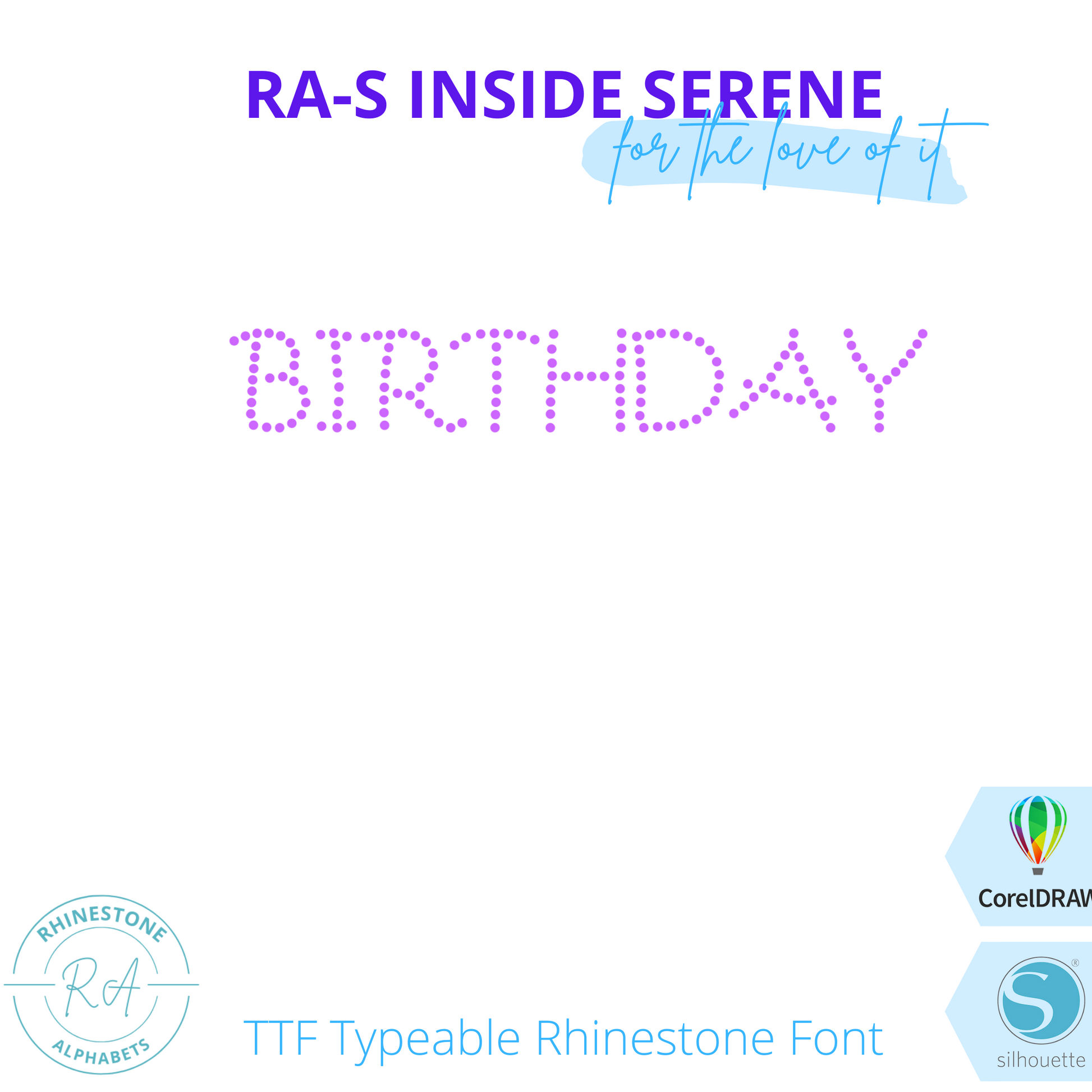 RA-S Inside Serene - RhinestoneAlphabets