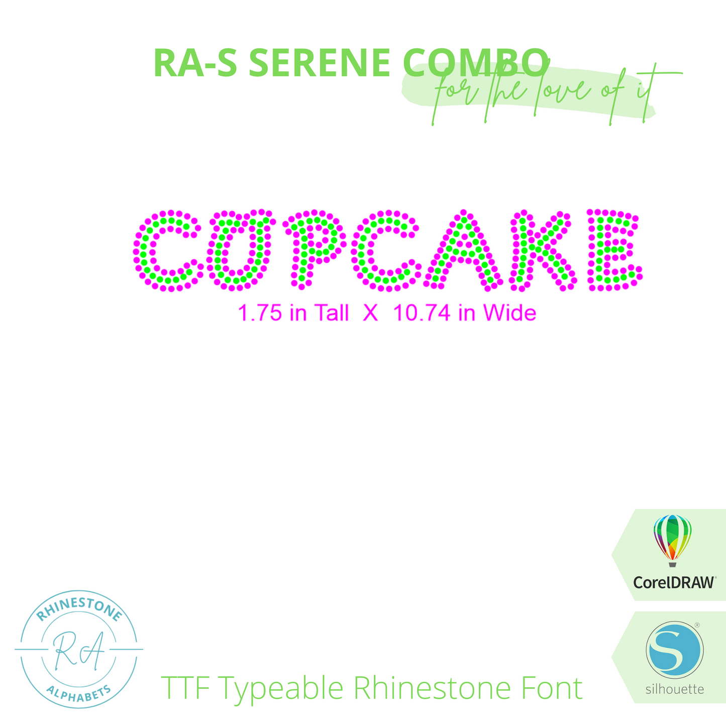RA-S Serene Combo - RhinestoneAlphabets