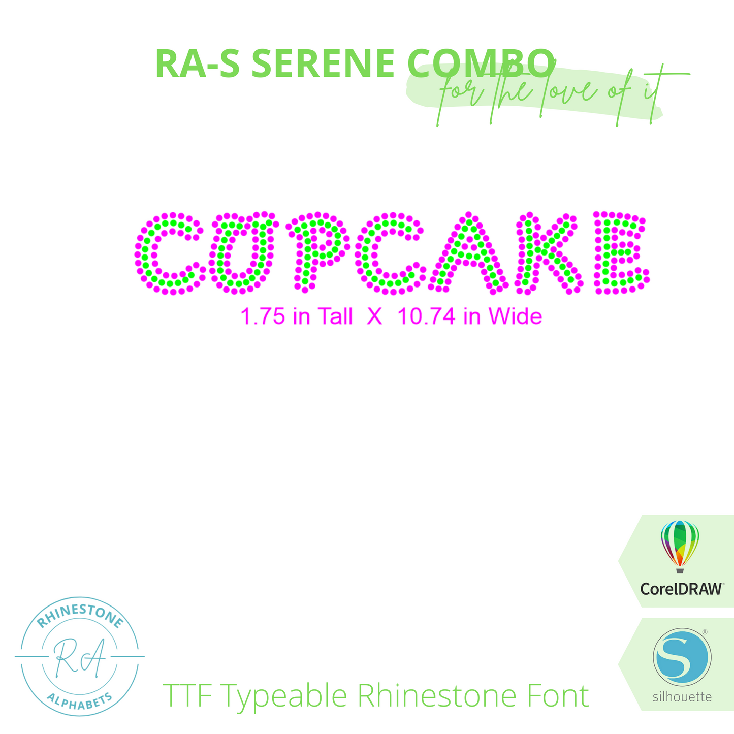 RA-S  Serene Combo - RhinestoneAlphabets