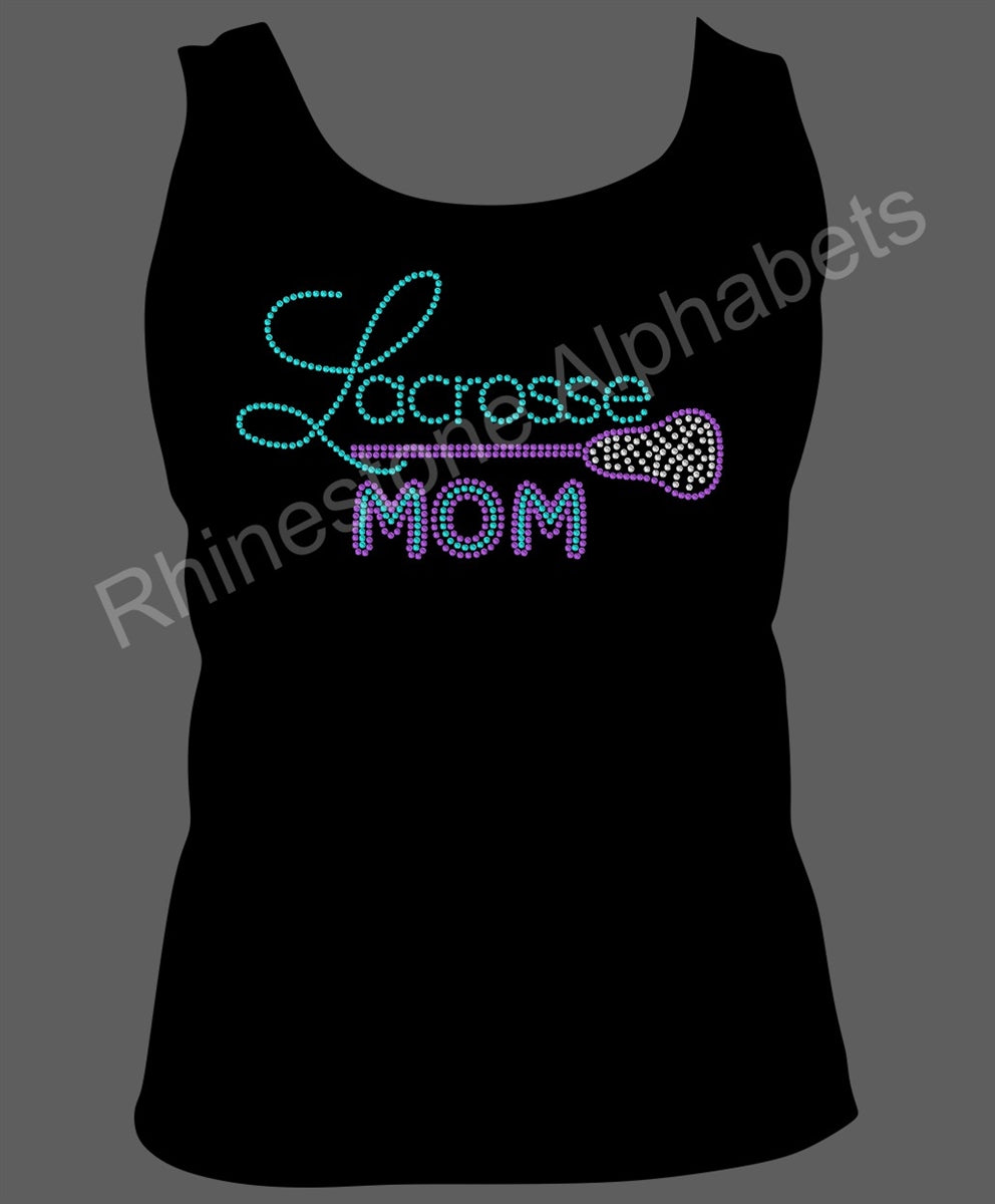 Lacrosse Mom 3 ,TTF Rhinestone Fonts & Rhinestone Designs