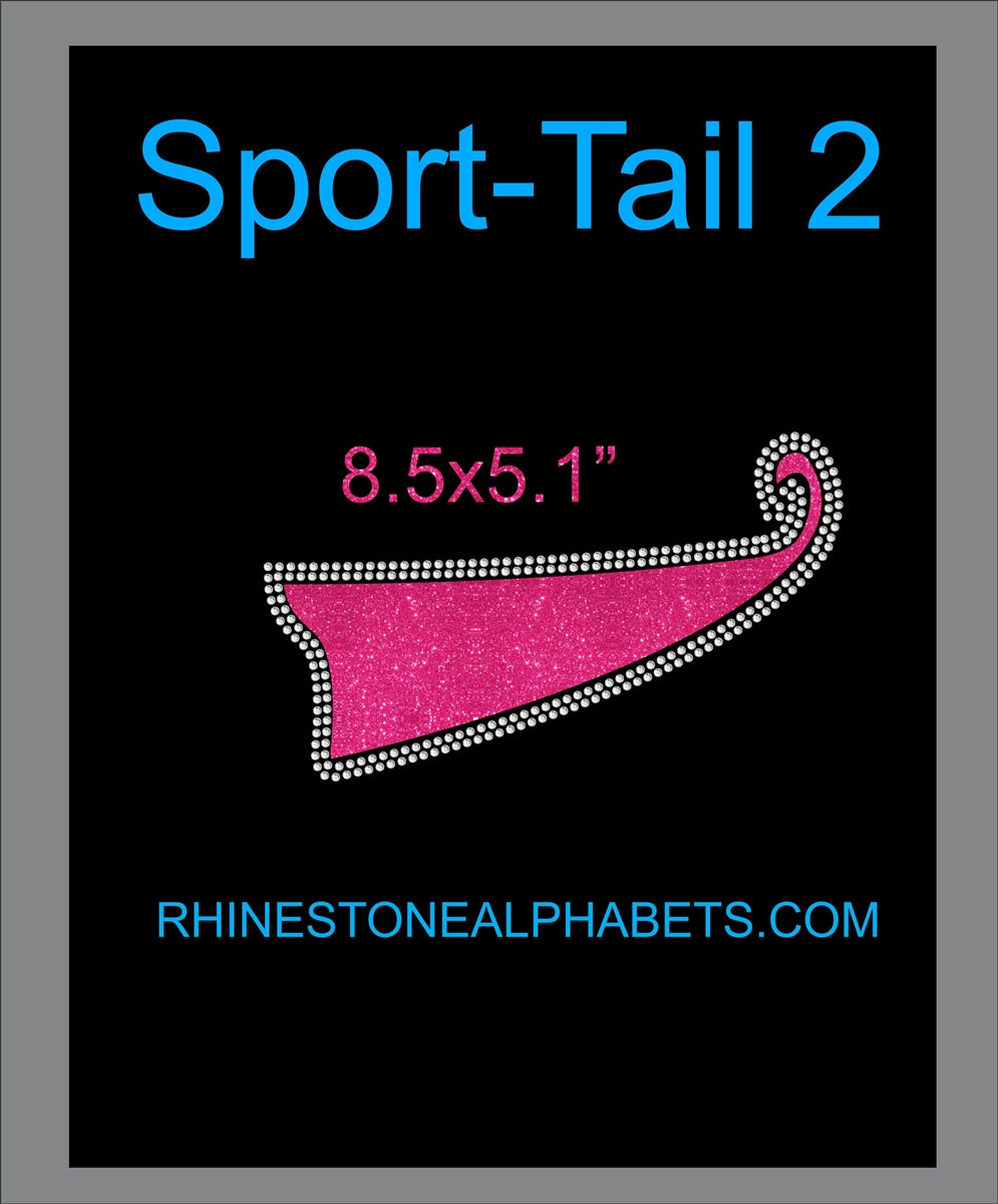 Sport-Tails Package ,TTF Rhinestone Fonts & Rhinestone Designs