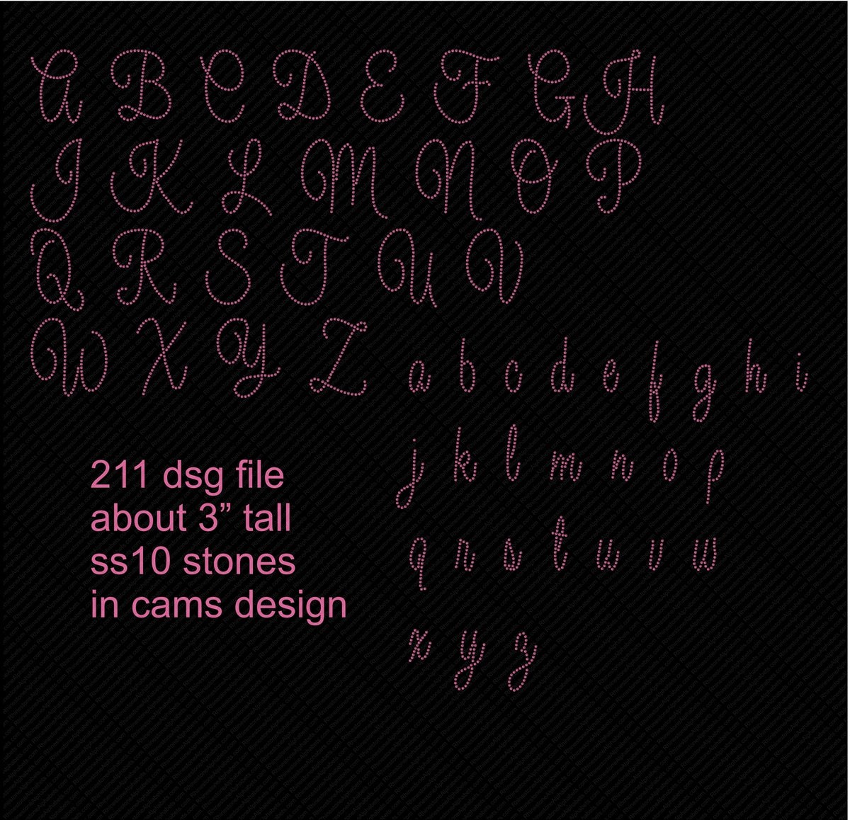 211dsg file ,TTF Rhinestone Fonts & Rhinestone Designs