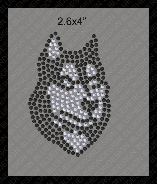 Tiny Huskies ,TTF Rhinestone Fonts & Rhinestone Designs