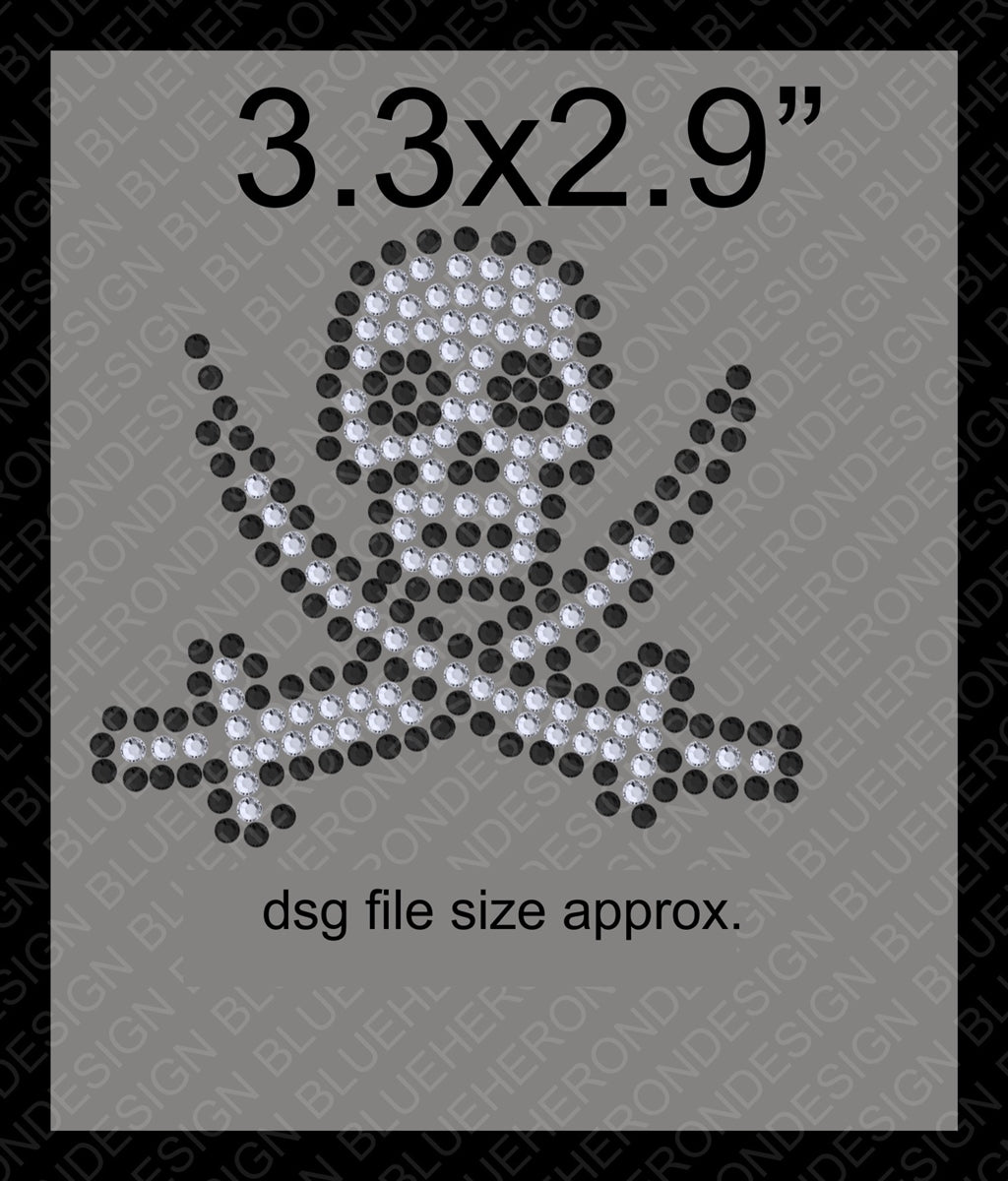 Tiny Pirates DSG File ,TTF Rhinestone Fonts & Rhinestone Designs