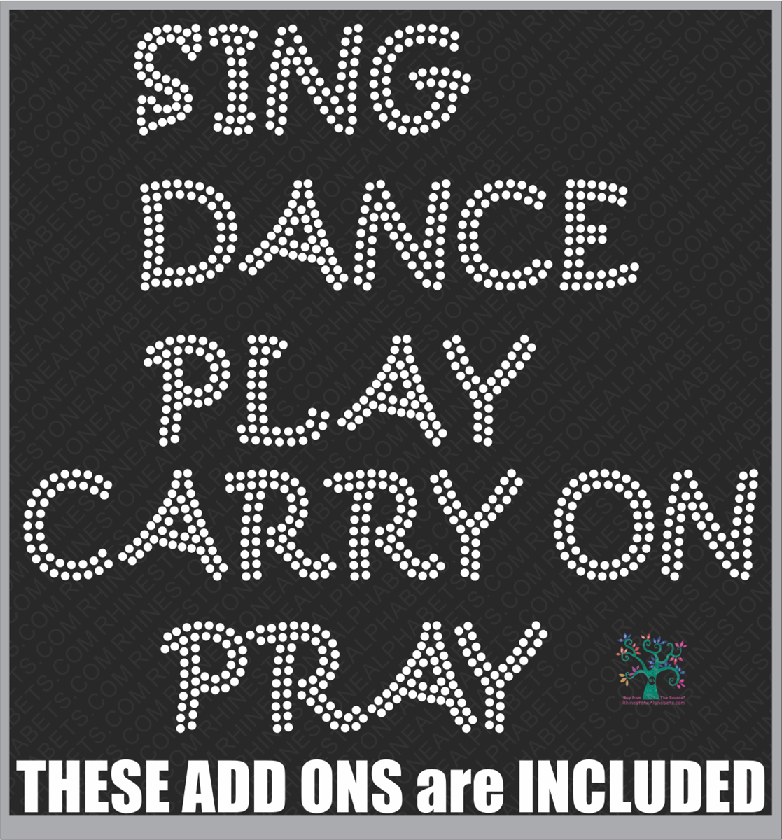 Keep Calm Style 5 ,TTF Rhinestone Fonts & Rhinestone Designs