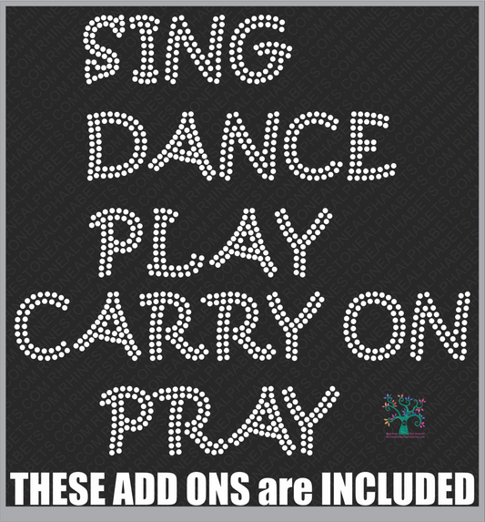 Keep Calm Style 5 ,TTF Rhinestone Fonts & Rhinestone Designs