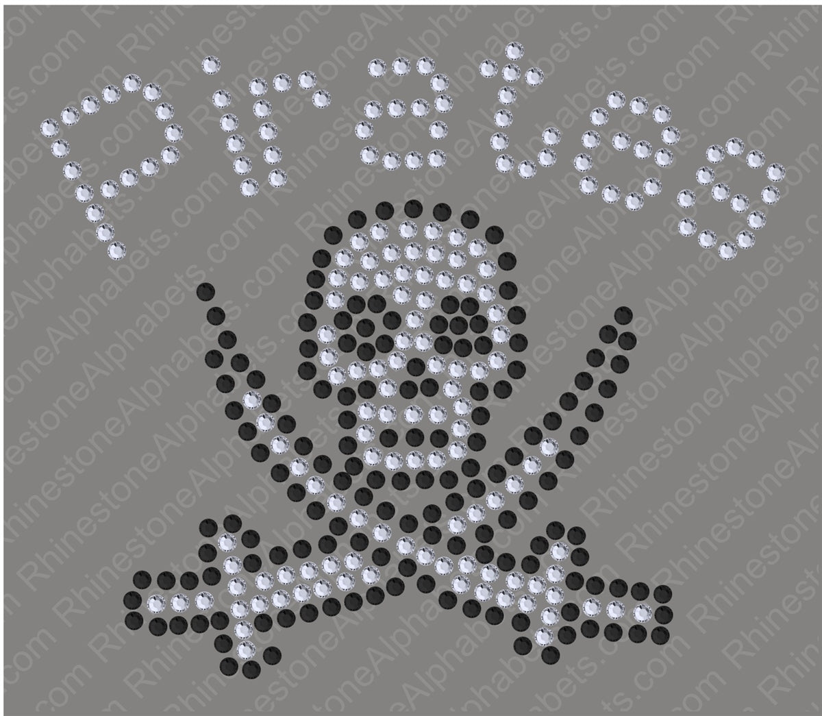 Tiny Pirates ,TTF Rhinestone Fonts & Rhinestone Designs