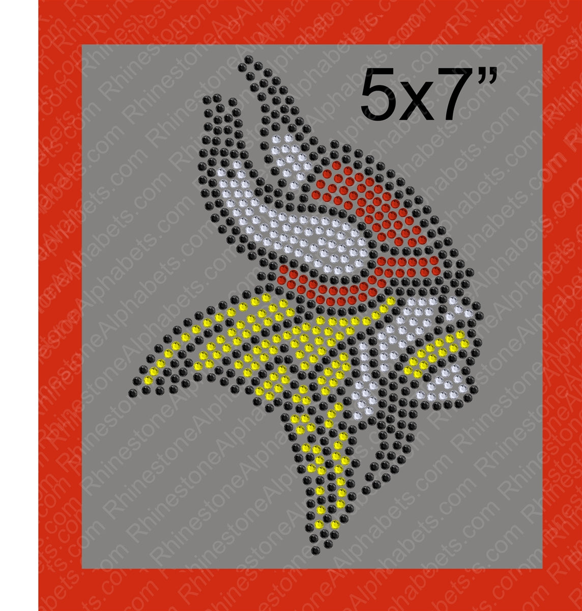 Vikings1 Rhinestone TTF Alphabets and Rhinestone Designs