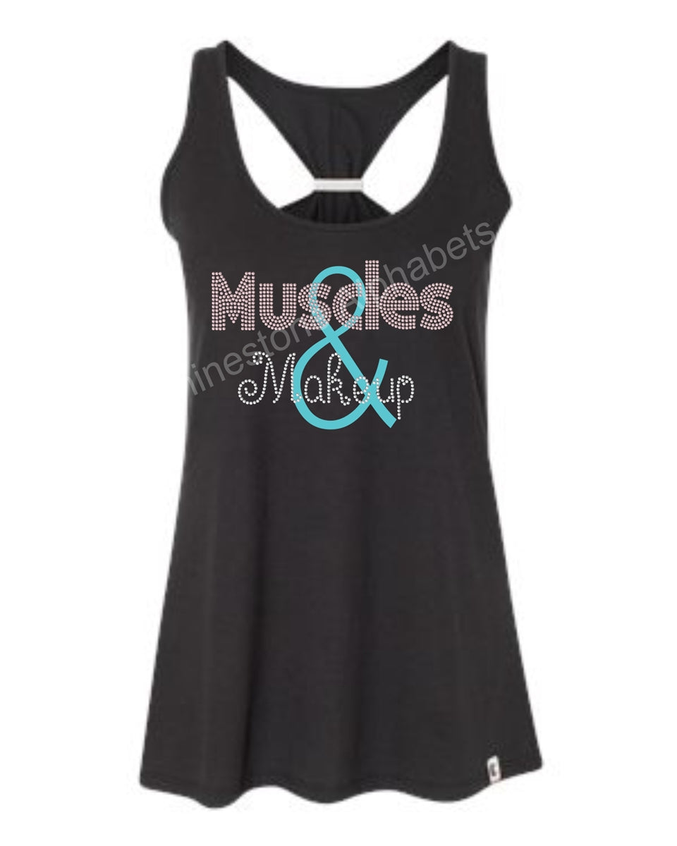Exercise 1 Muscle and Makeup ,TTF Rhinestone Fonts & Rhinestone Designs