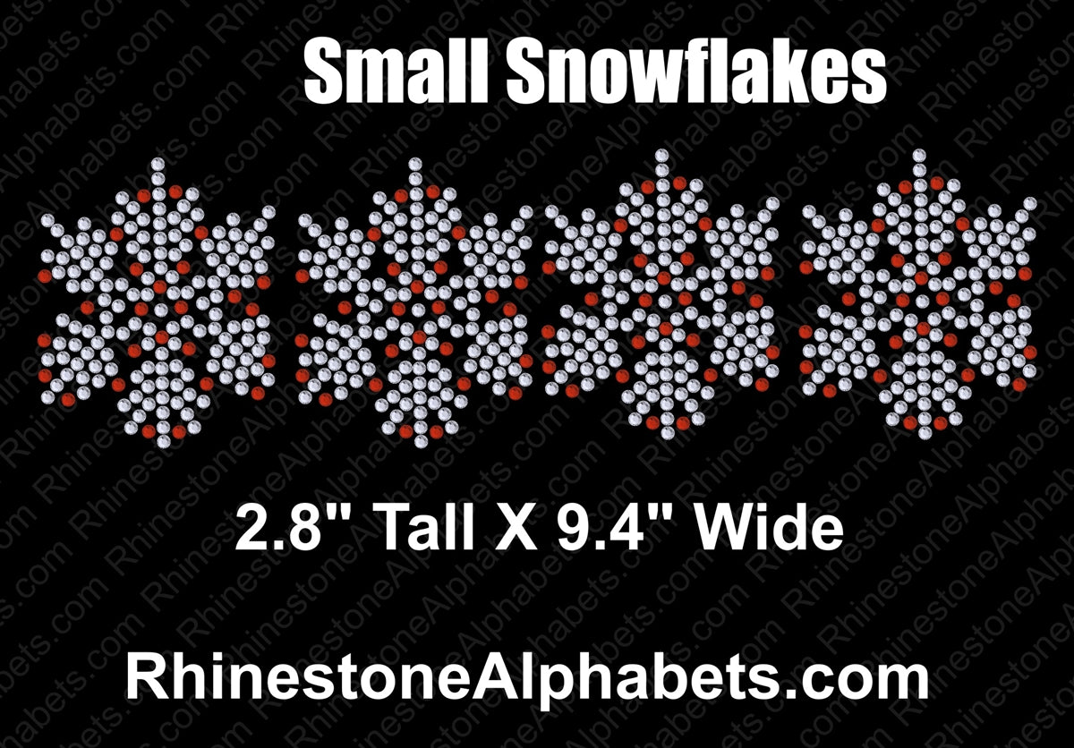 SmallSnowflakes ,TTF Rhinestone Fonts & Rhinestone Designs