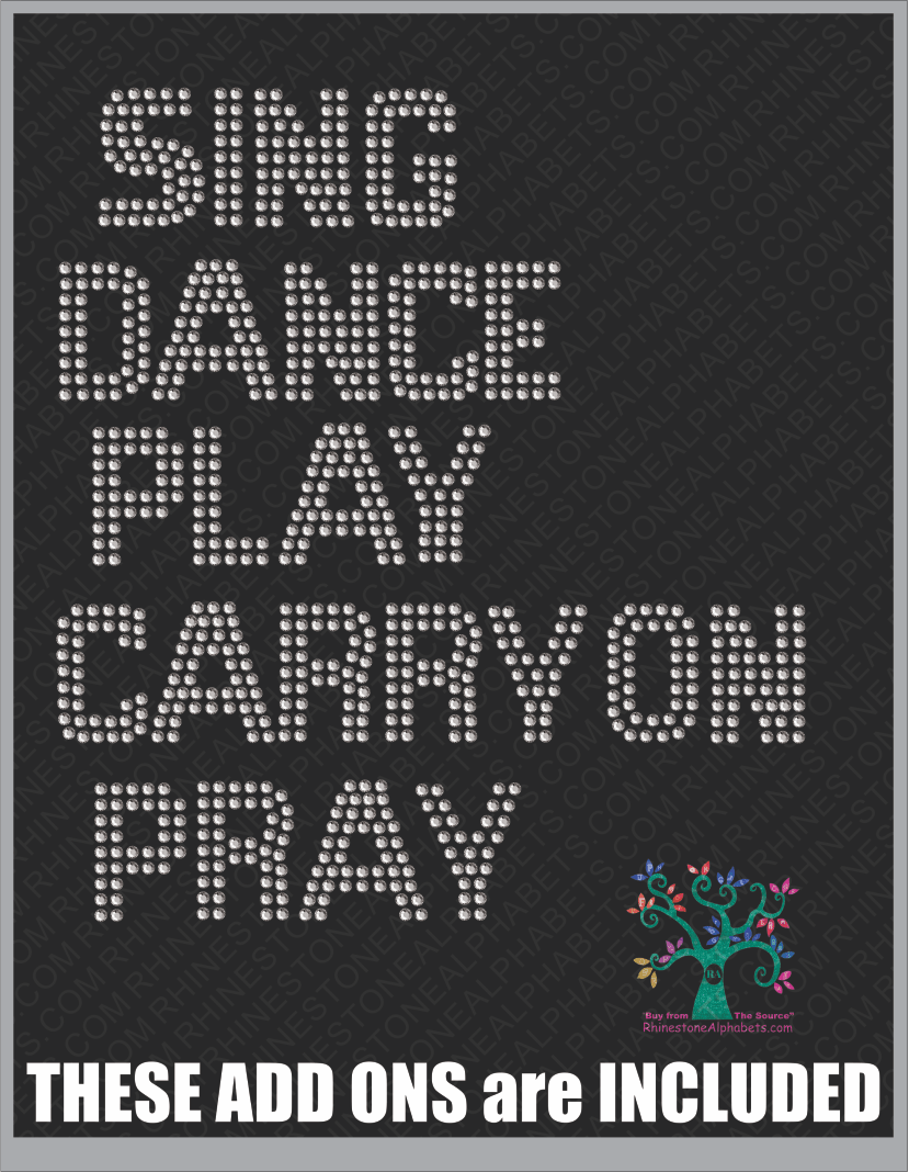 Keep Calm Style 1 ,TTF Rhinestone Fonts & Rhinestone Designs