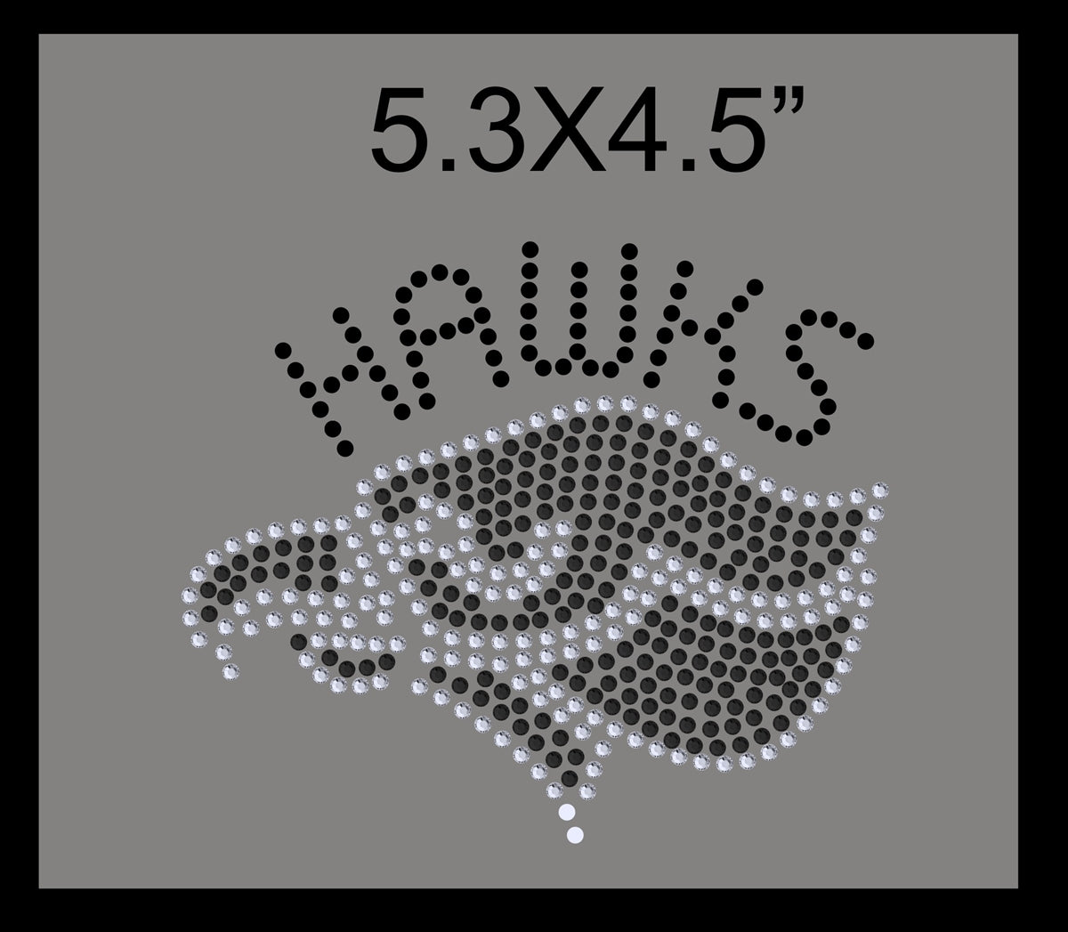 Tiny Hawks2 ,TTF Rhinestone Fonts & Rhinestone Designs