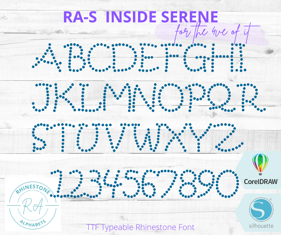 RA-S Inside Serene - RhinestoneAlphabets