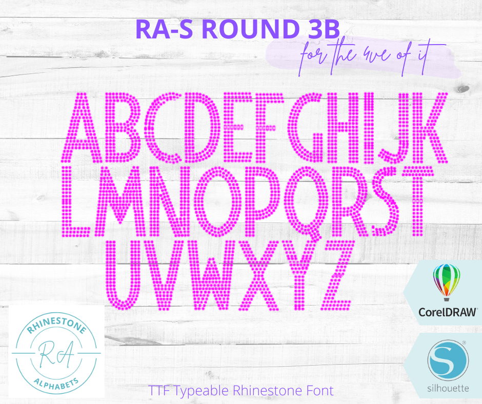 RA-S Round 3B - RhinestoneAlphabets