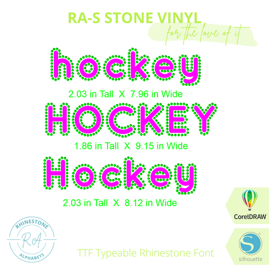 RA-S StoneVinyl Upper and Lower - RhinestoneAlphabets