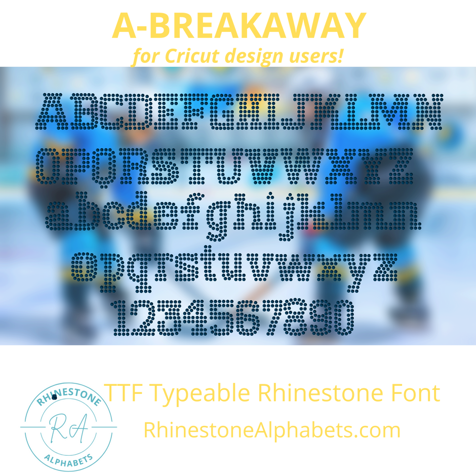 cricut fonts – RhinestoneAlphabets