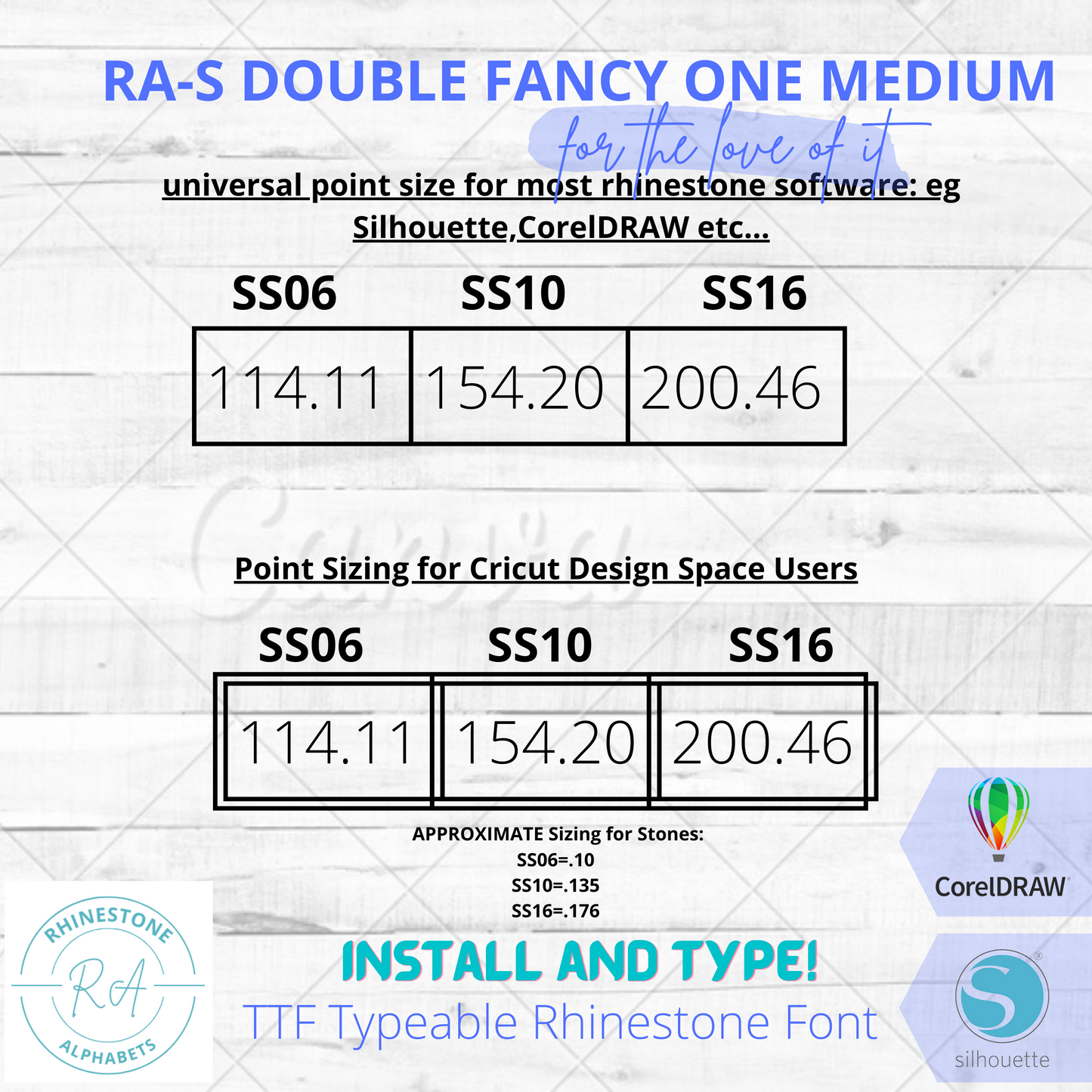 RA-S Double Fancy One Medium ttf Font