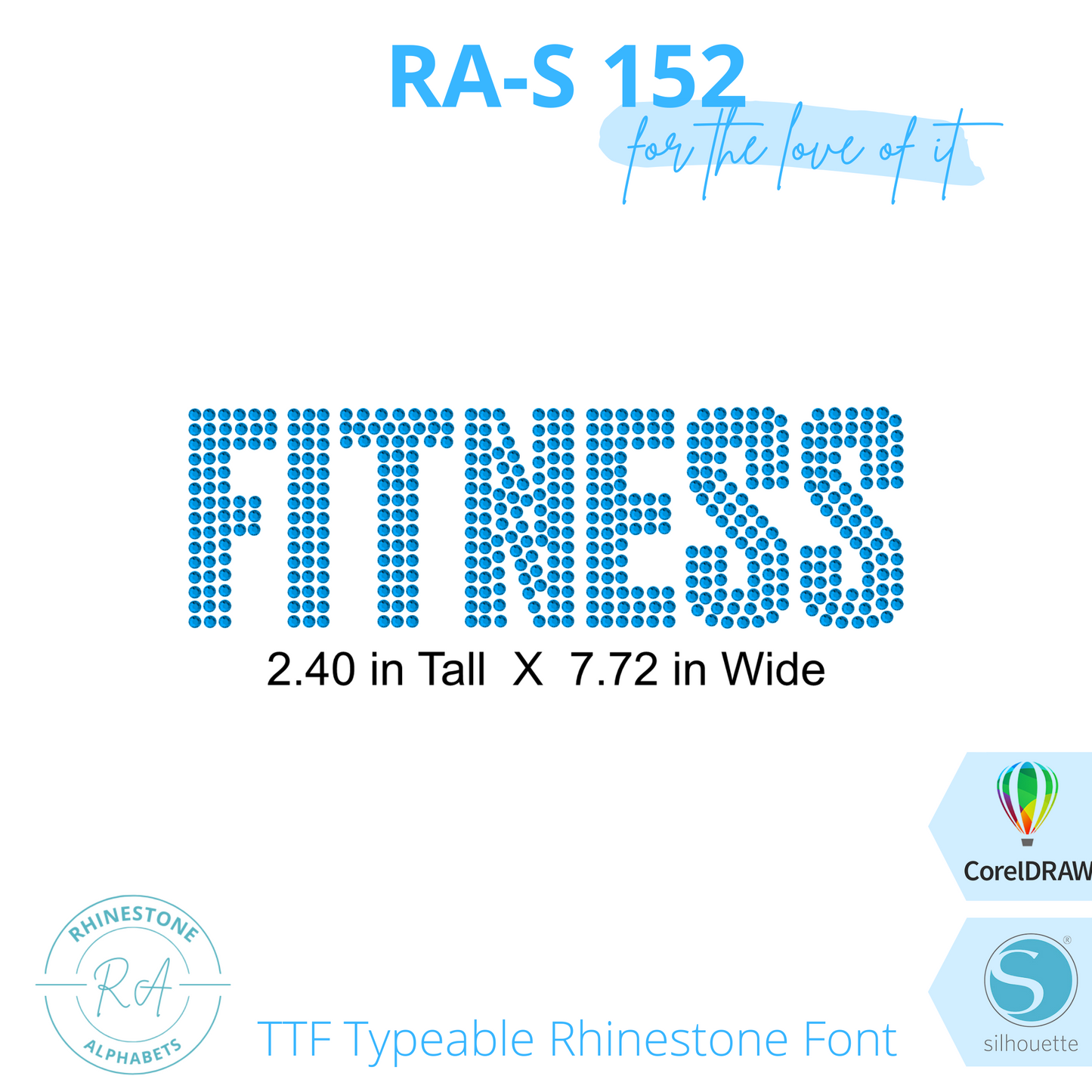 RA-S 152 - RhinestoneAlphabets
