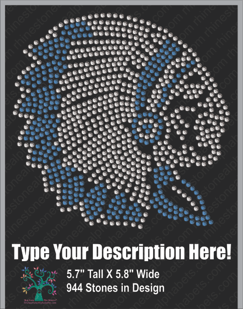 Mascot Rhinestone Rhinestone Mascot Designs – RhinestoneAlphabets