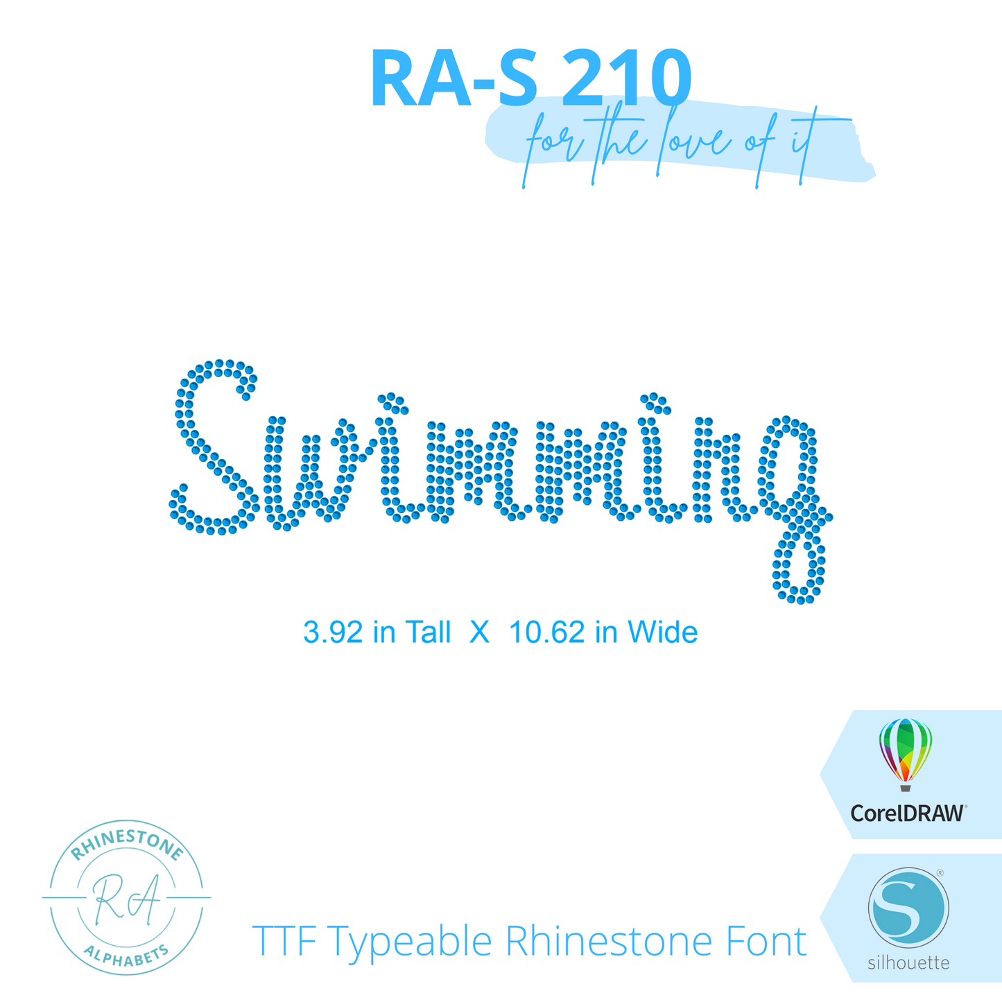 RA-S 210 - RhinestoneAlphabets