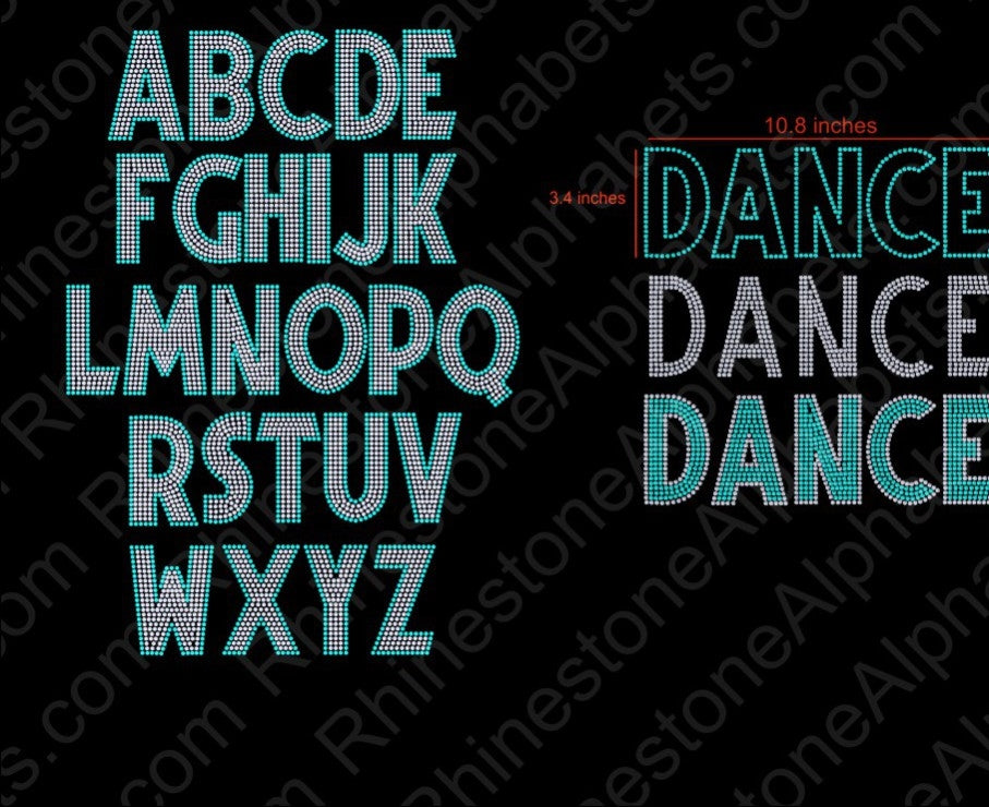 HotFix Round3f ,TTF Rhinestone Fonts & Rhinestone Designs