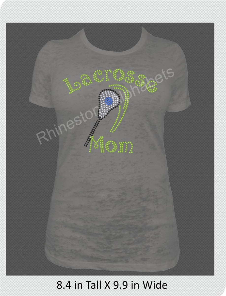 Lacrosse Mom 1 & Lacrosse Girl 1 ,TTF Rhinestone Fonts & Rhinestone Designs
