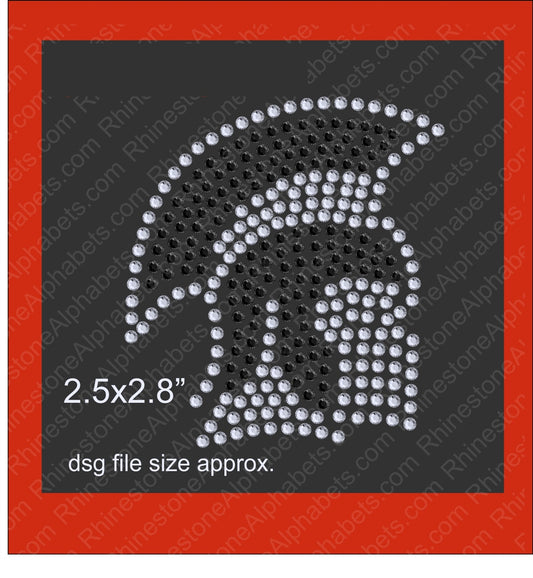 Tiny Spartans 2 DSG File ,TTF Rhinestone Fonts & Rhinestone Designs